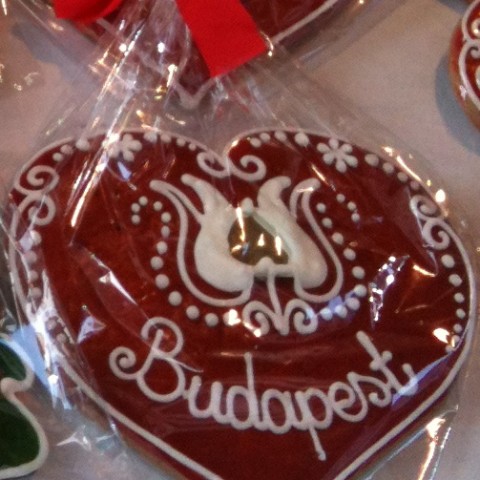 Budapest Gingerbread Heart 