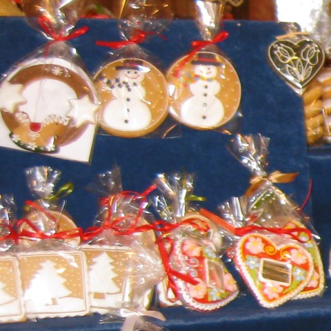 Snowman Gingerbread Decorations from the Hungarian Christmas Market