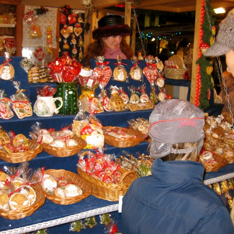 Hungarian Gingerbread Decorations at Budapest Christmas Market