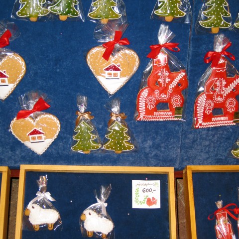 Hungarian themed Gingerbread Christmas Tree Decorations
