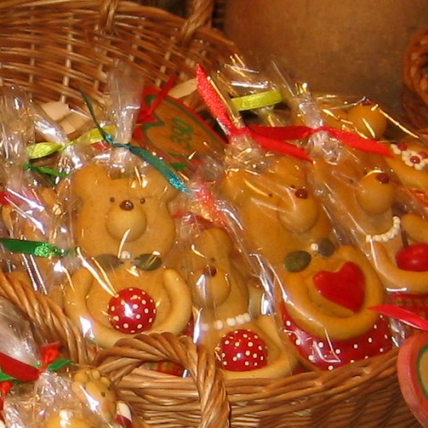 Gingerbread Christmas Bear at the Budapest Christmas Market