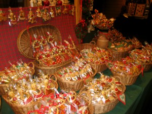 Hungarian Gingerbread Christmas Decorations at the Budapest Christmas Market