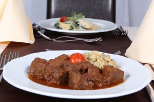 Beef Stew on Budapest Folk Cruise